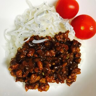 肉味噌しらす丼★